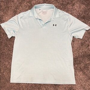 Under Armour Men's Light Blue Polo Shirt